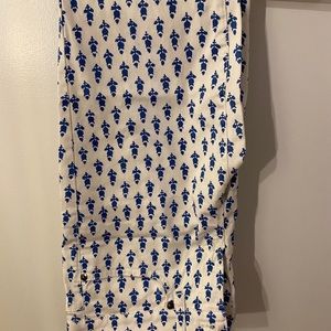 Patterned J.Crew Toothpick Jeans